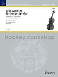 Old Masters for young Players - viola & piano