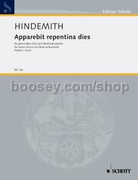 Apparebit repentina dies - mixed choir (SATB) with brass instruments (score)