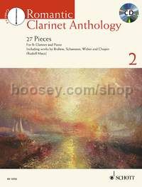 Romantic Clarinet Anthology Vol. 2 for clarinet & piano (+ CD)