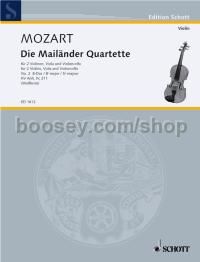 Die Mailänder Quartette KV Anh. 210 - string quartet (set of parts)