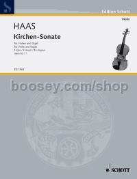 Kirchen-Sonate in F major op. 62/1 - violin & organ
