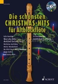 Die schönsten Christmas-Hits für Alt-Blockflöte - 1-2 treble recorders (+ CD)