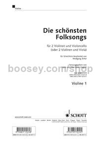 The most beautiful folk songs - violin 1 part