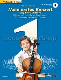 My First Concert - 25 Easy Pieces for Cello (Book + Online Audio)