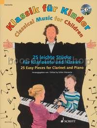 Classical Music for Children - clarinet in Bb & piano (+ CD)