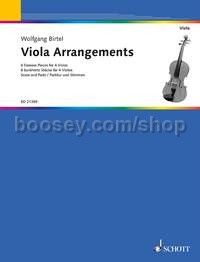 Viola Arrangements - 4 violas (score & parts)