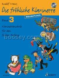 Die fröhliche Klarinette Band 3 - clarinet (+ CD)