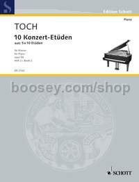 10 Concert Etudes op. 55 Band 2 - piano