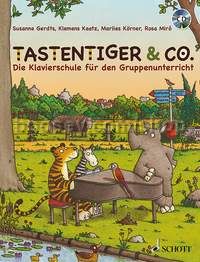 Tastentiger & Co. - piano (student's book + CD)
