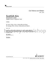 Scottish Airs WeV U. 16 - violin part