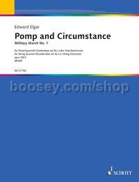 Pomp and Circumstance op. 39/1 - string quartet (score & parts)