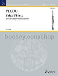 Salsa d'Élissa - clarinet (or saxophone) & piano (score & parts)