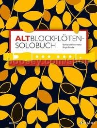 Altblockflöten-Solobuch (A Solo Book for Treble Recorder)