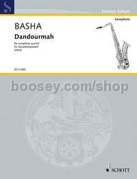 Dandourmah - saxophone quartet (score & parts)