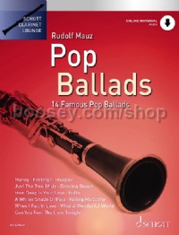 Pop Ballads - Clarinet (Book & Online Audio)