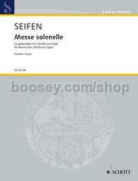 Messe Solenelle - SATB & organ (score)