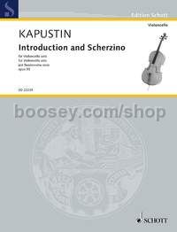 Introduction and Scherzino op.  93 - cello