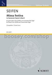 Missa festiva (choral score)