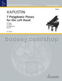 7 Polyphonic Pieces for Left Hand Op.87 (Piano)
