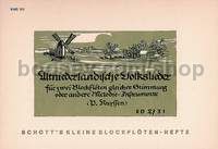 Altniederländische Volkslieder - 2 recorders
