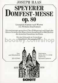 Speyerer Domfestmesse op. 80 (text)