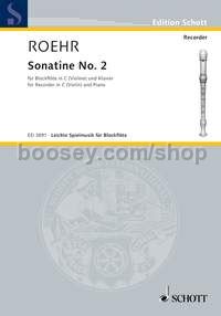 Sonatine - soprano recorder (violin) & piano