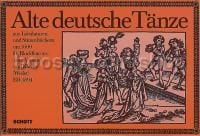 Alte deutsche Tänze - recorder (violin) & piano