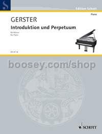 Introduktion und Perpetuum - Piano