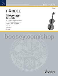 9 Trio Sonatas op. 2 Nr. 3 - 2 violins & basso continuo