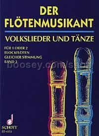 Der Flötenmusikant Band 3 - 1 or 2 Recorders