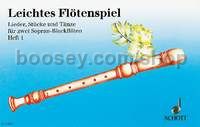 Leichtes Flötenspiel Band 1 - 2 soprano recorders