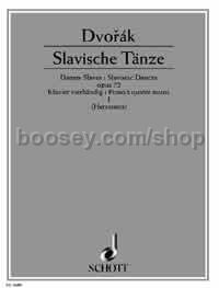 Slavonic Dances op. 72 Band 1 - piano (4 hands)