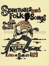 Spirituals and Folk-Songs - high & medium Voice & Guitar