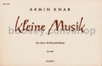 Kleine Musik - 3 treble recorders