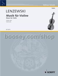 Music for violin solo - violin