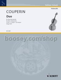 Duo in G major - bass-instruments (cellos, violas da gamba, bassoons)