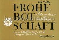 Frohe Botschaft - 4 recorders or 4 strings; voice & guitar ad lib. (set of parts)