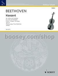 Concerto in D major op. 61 - violin & piano reduction