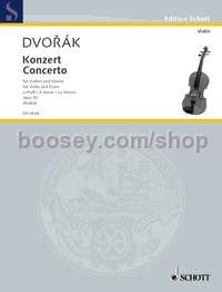 Violin Concerto in A minor op. 53 B 108 - violin & piano reduction