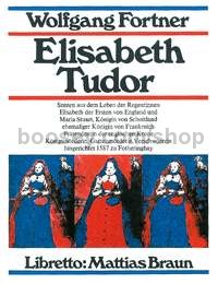 Elisabeth Tudor (vocal score)