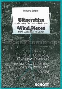 Wind Pieces from European folksongs (score)