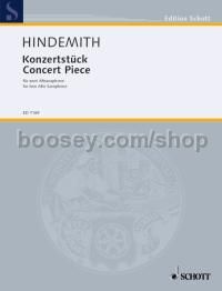 Concert piece - 2 alto saxophones