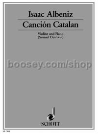 Canción Catalan - violin & piano