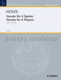 Sonata for 6 Players - ensemble (score)