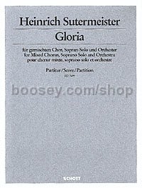 Gloria - mixed choir (SSAATTBB), soprano solo & orchestra (score)