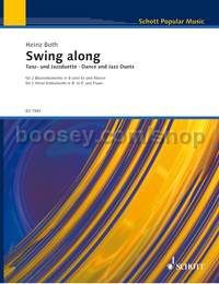 Swing along - 2 wind instruments in Bb or Eb & piano (score)