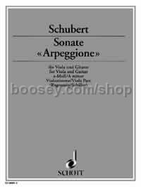 Sonata Arpeggione D 821 - viola part