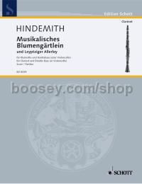 Musikalisches Blumengärtlein und Leyptziger Allerley - clarinet & double bass (cello)