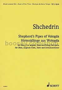 Shepherd´s Pipes of Vologda - oboe, cor anglais, horn & string orchestra (study score)