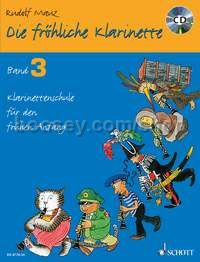 Die fröhliche Klarinette Band 3 - clarinet (+ CD)